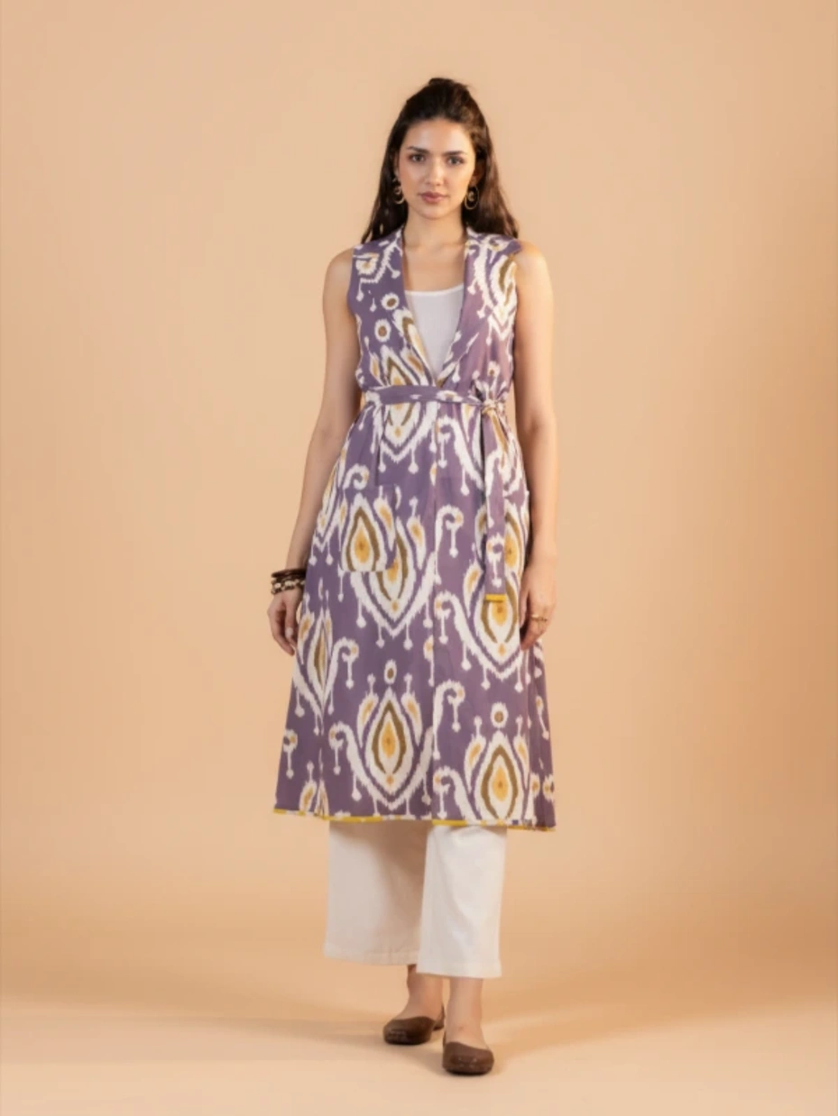 Off White Cotton Palazzo Pants