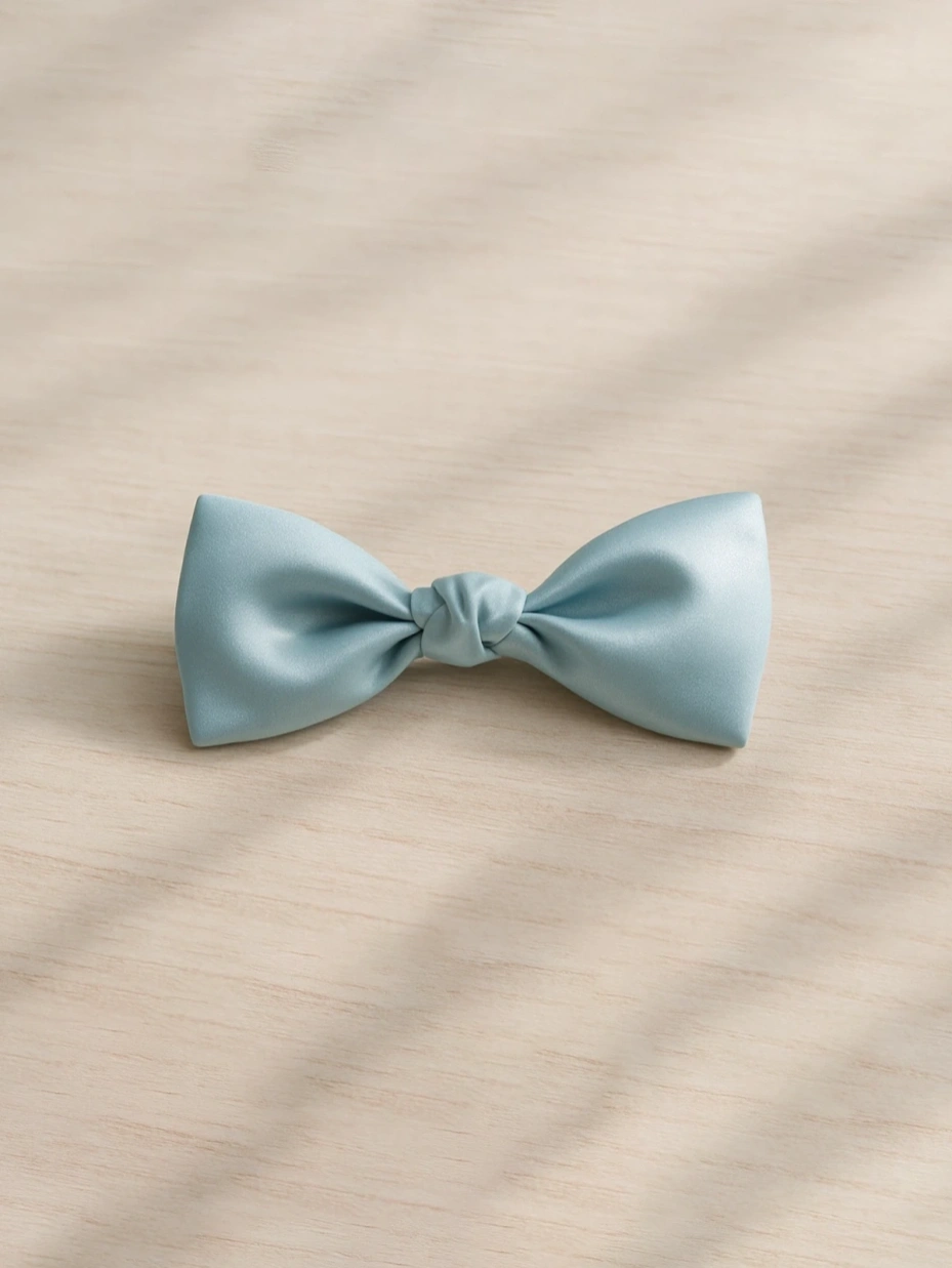 Classic Blue Bowknot Hair Clip 1