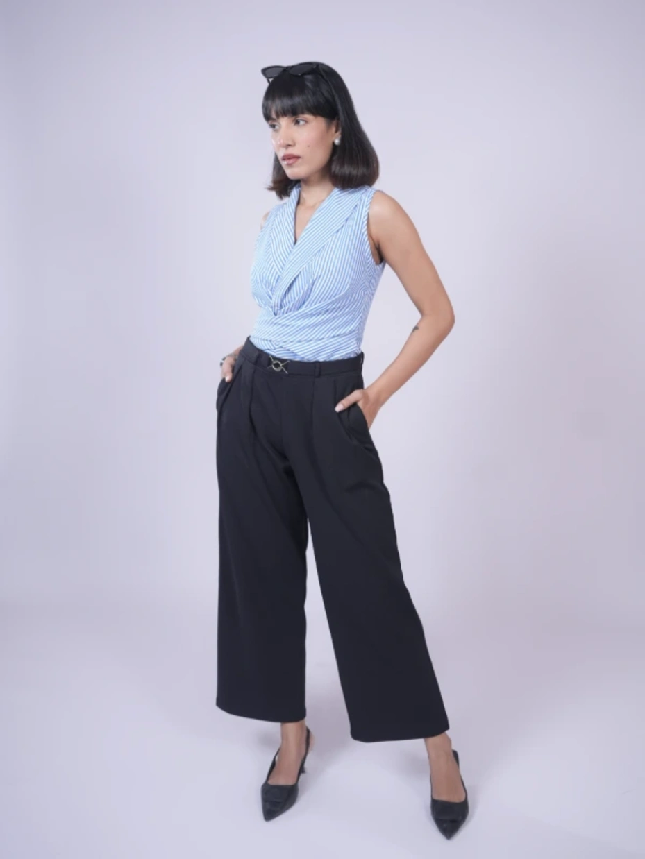 Black Straight Pants 4