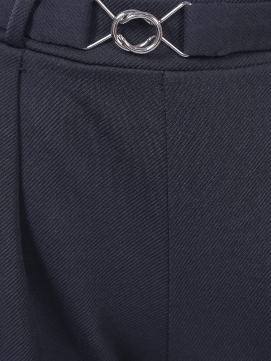 Black Straight Pants 7