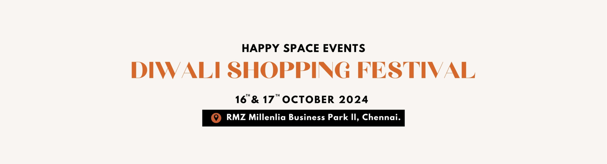 DIWALI SHOPPING FESTIVAL | CHENNAI | OCT 2024