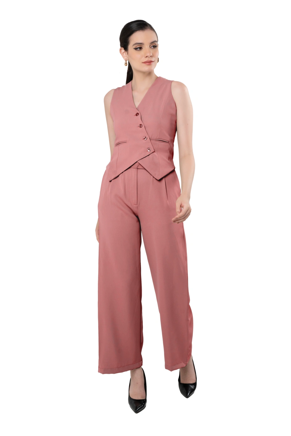 Black Formal Pencil Skirt With Flattering Fit