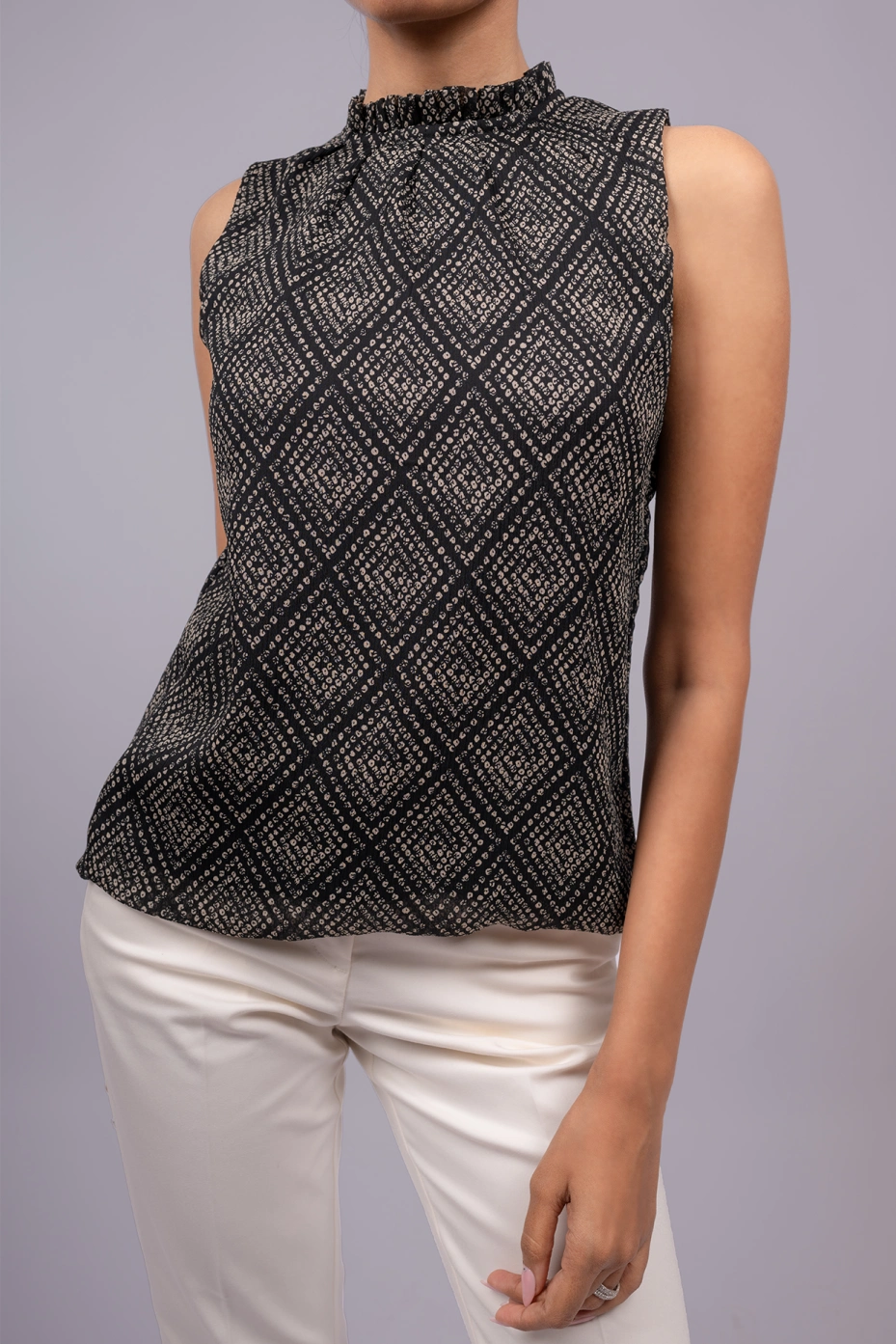 Yellow Solid Dress For Women With Lace Details