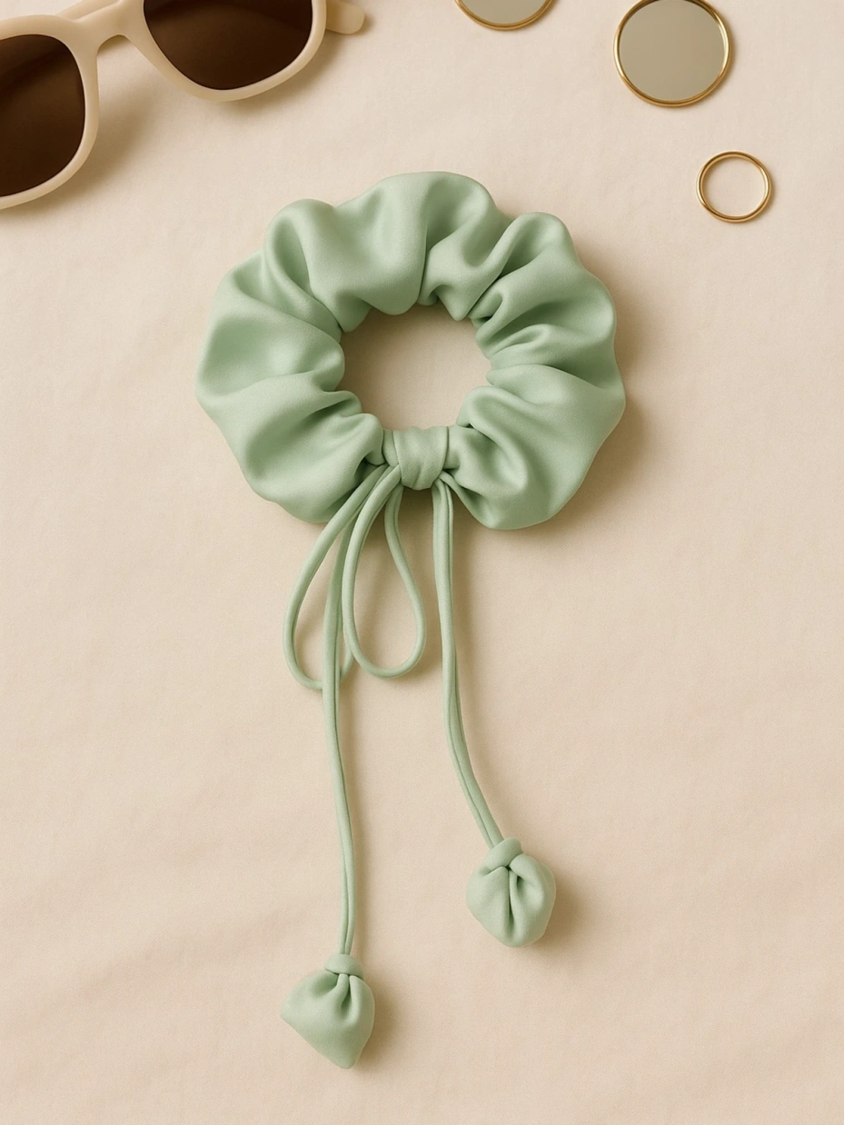 Satin Scrunchie Hair Tie Pack of 3 4