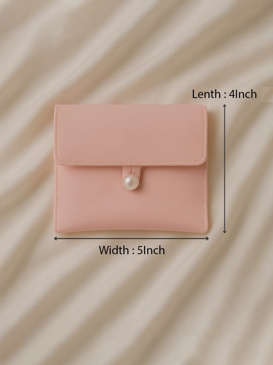 Solid Pink Pouch 2