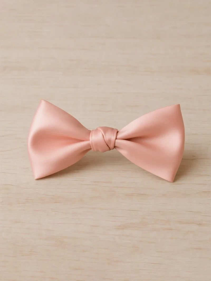 Classic Pink Bowknot Hair Clip