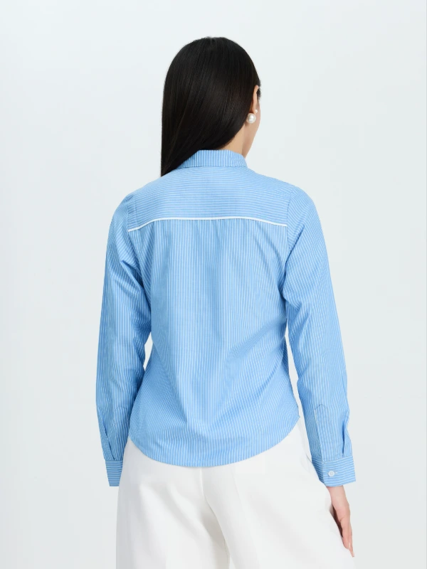 Striped Full Sleeve Formal Shirt 5