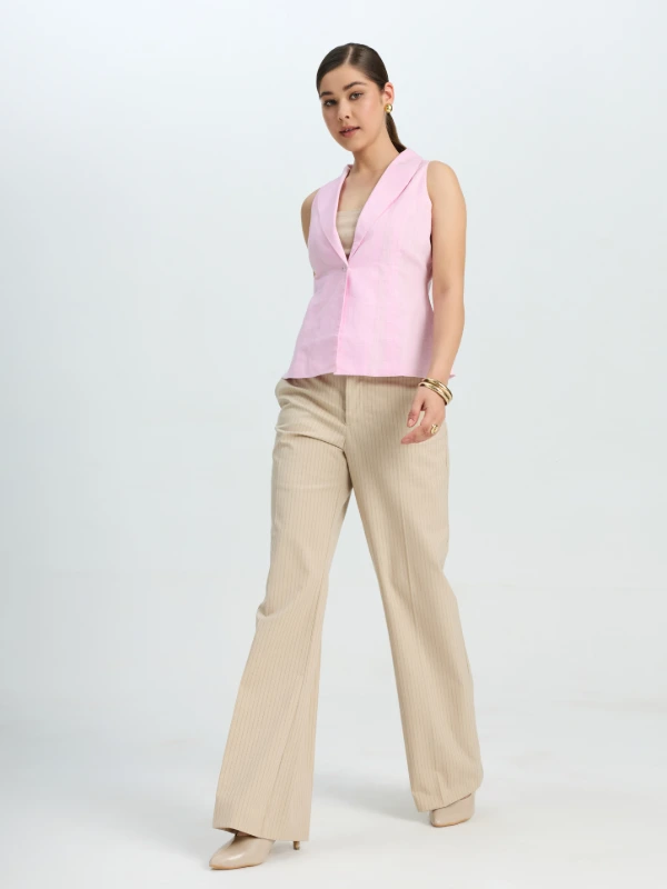 Shawl Collar Formal Waistcoat For Women 2