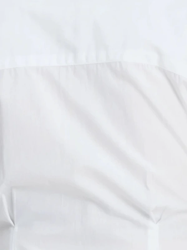 White Formal Cap Sleeve Shirt For Women Zlataa 7