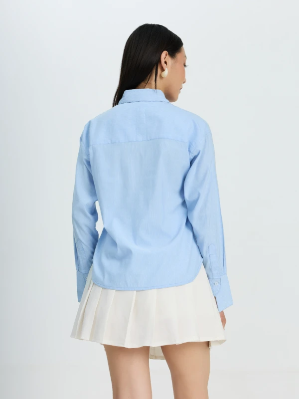 Oversized Full Sleeve Formal Shirt 3