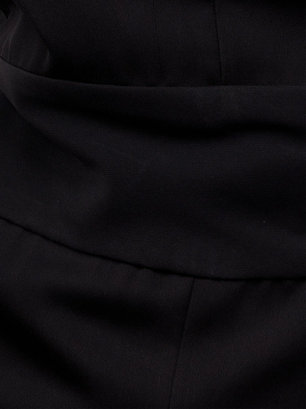 Black Formal Sleeveless Sheath Dress 7