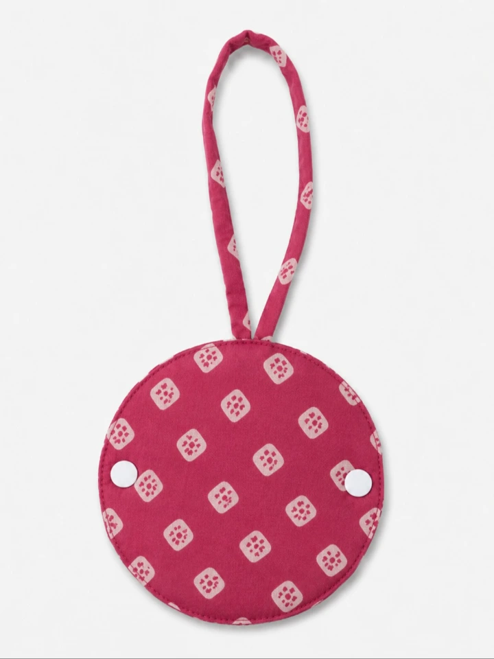 Pink Bandhani Print Specs Wrap