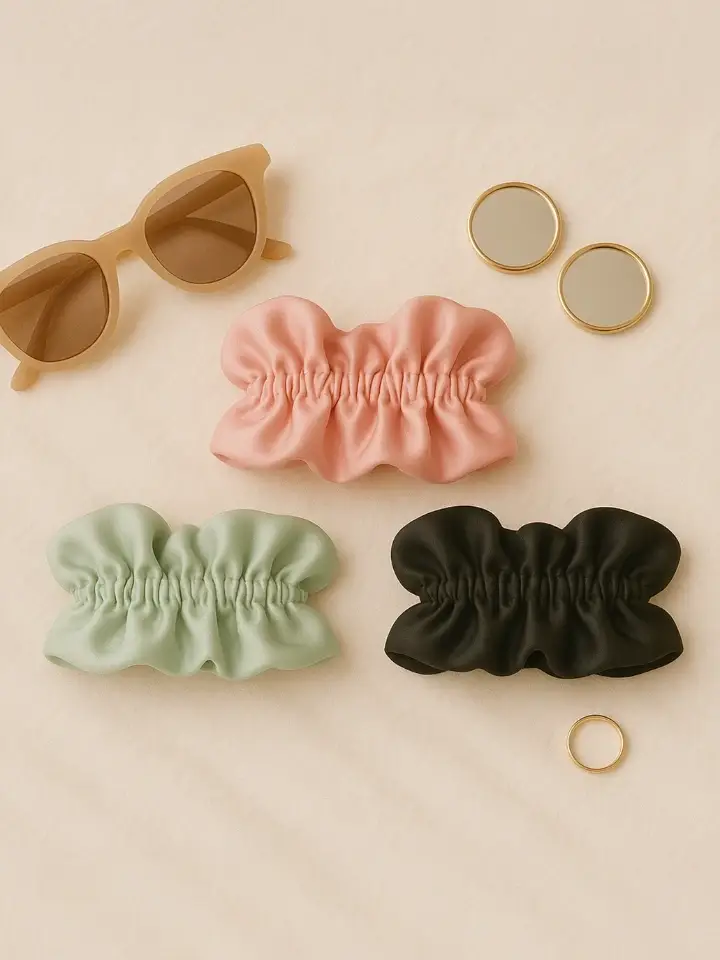 Ruffled Scrunchie Pack of 3