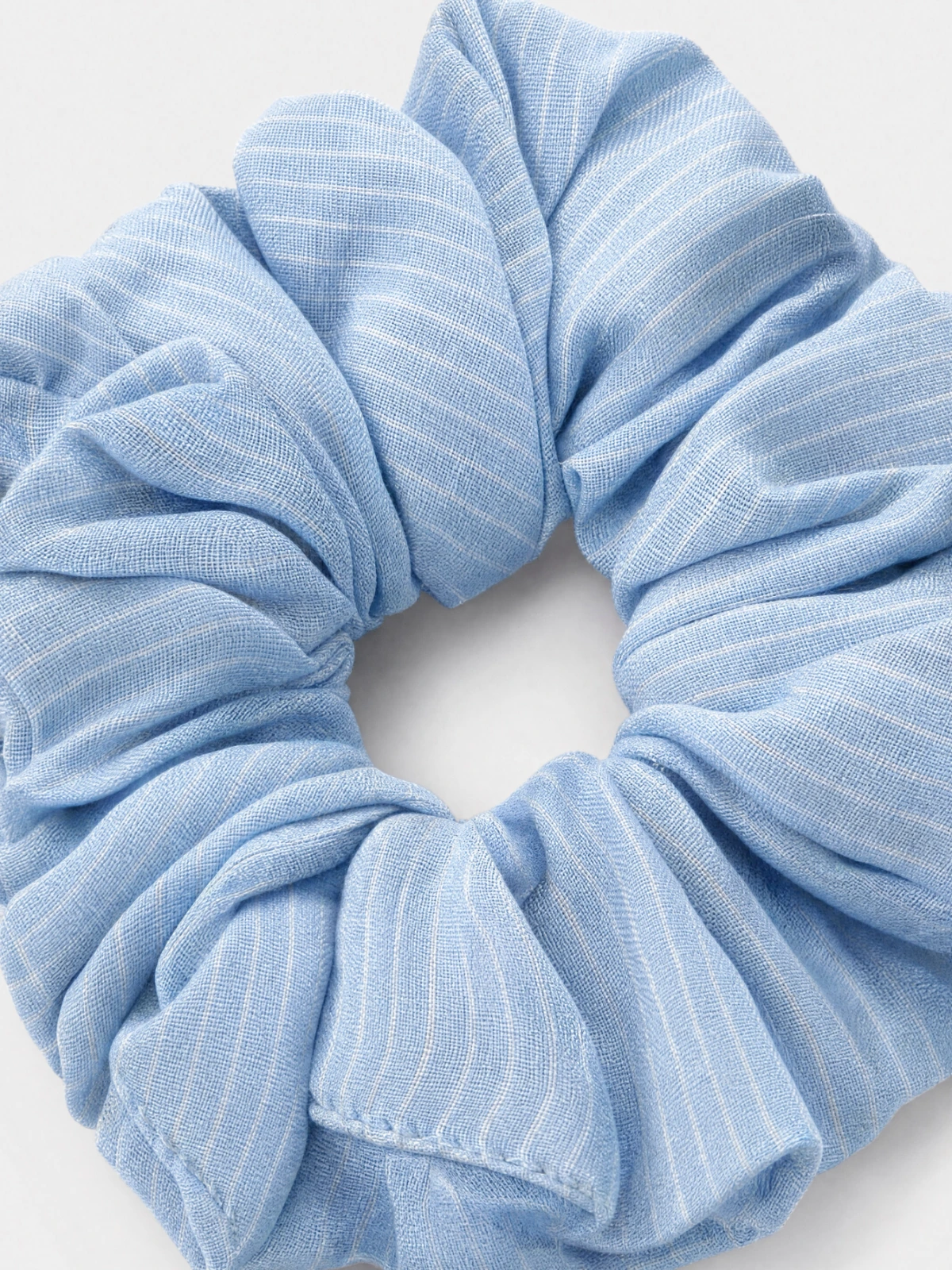 Light Blue Stripe Hair Scrunchie thumbnail 11