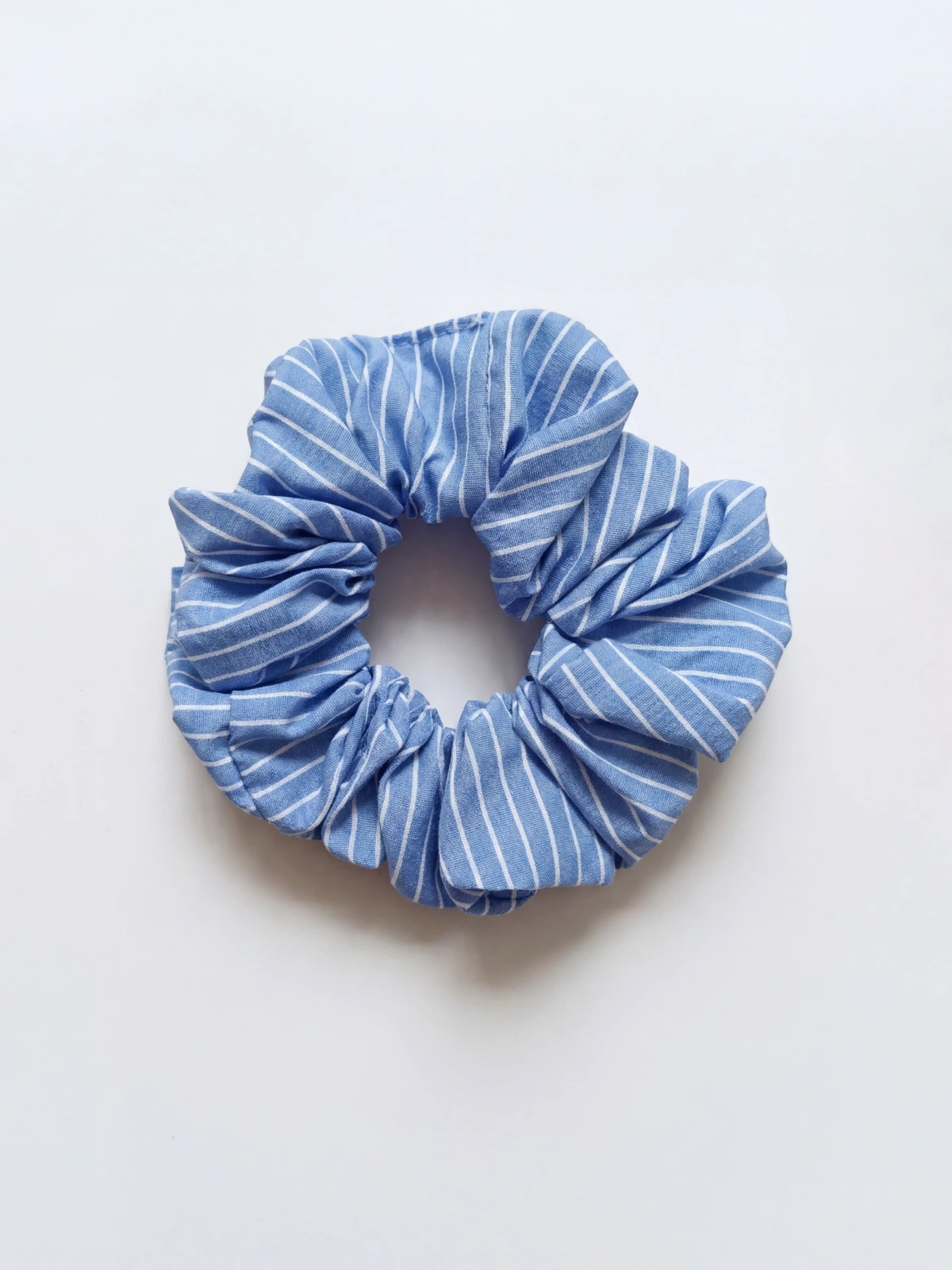 Blue Stripe Hair Scrunchie thumbnail 5