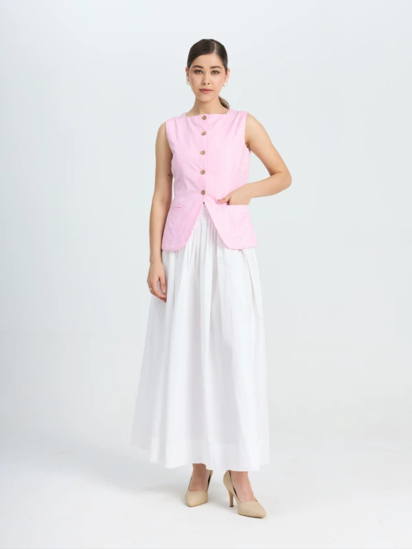 Flared Formal Maxi Skirt 2