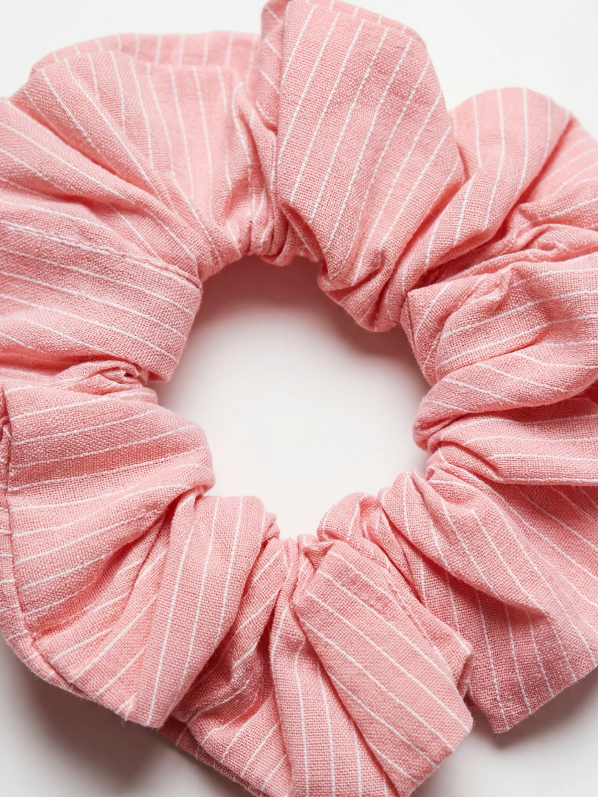 Peach Stripe Hair Scrunchie thumbnail 15