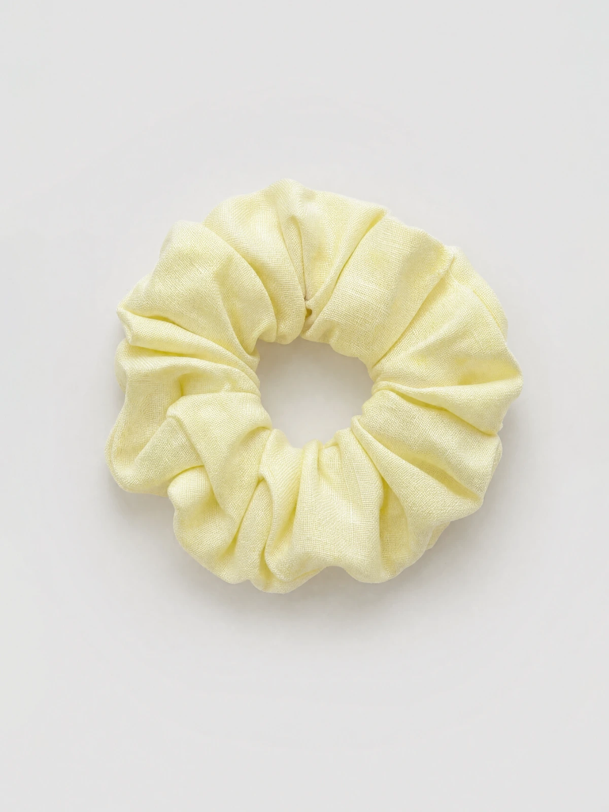 Yellow Solid Hair Scrunchie thumbnail 20