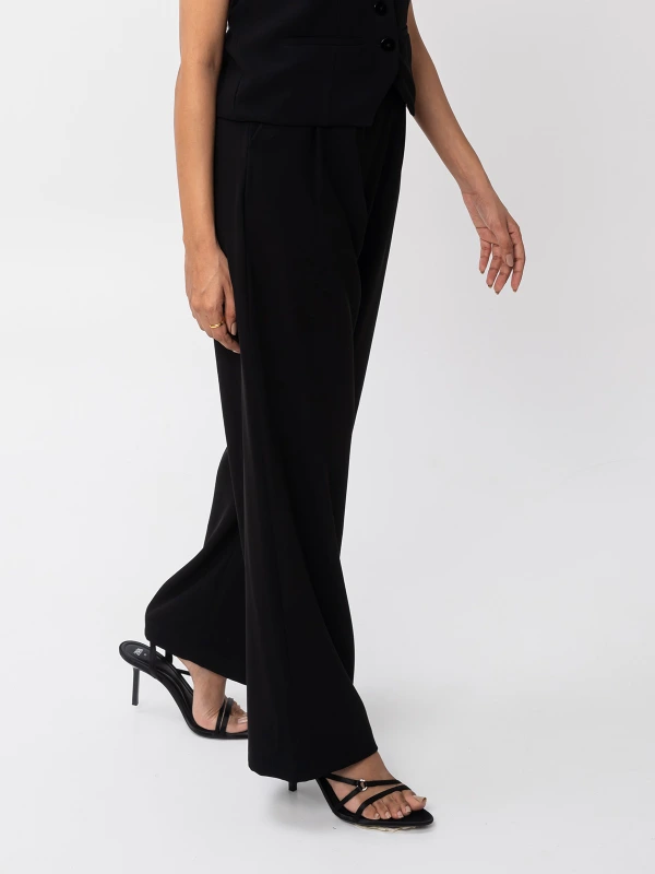 Black High Waist Formal Trousers 4