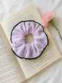Light Pink Scrunchie With Black Border