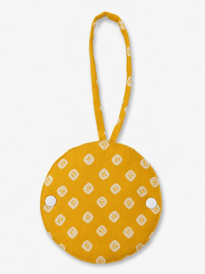 Mustard Yellow Bandhani Print Specs Wrap