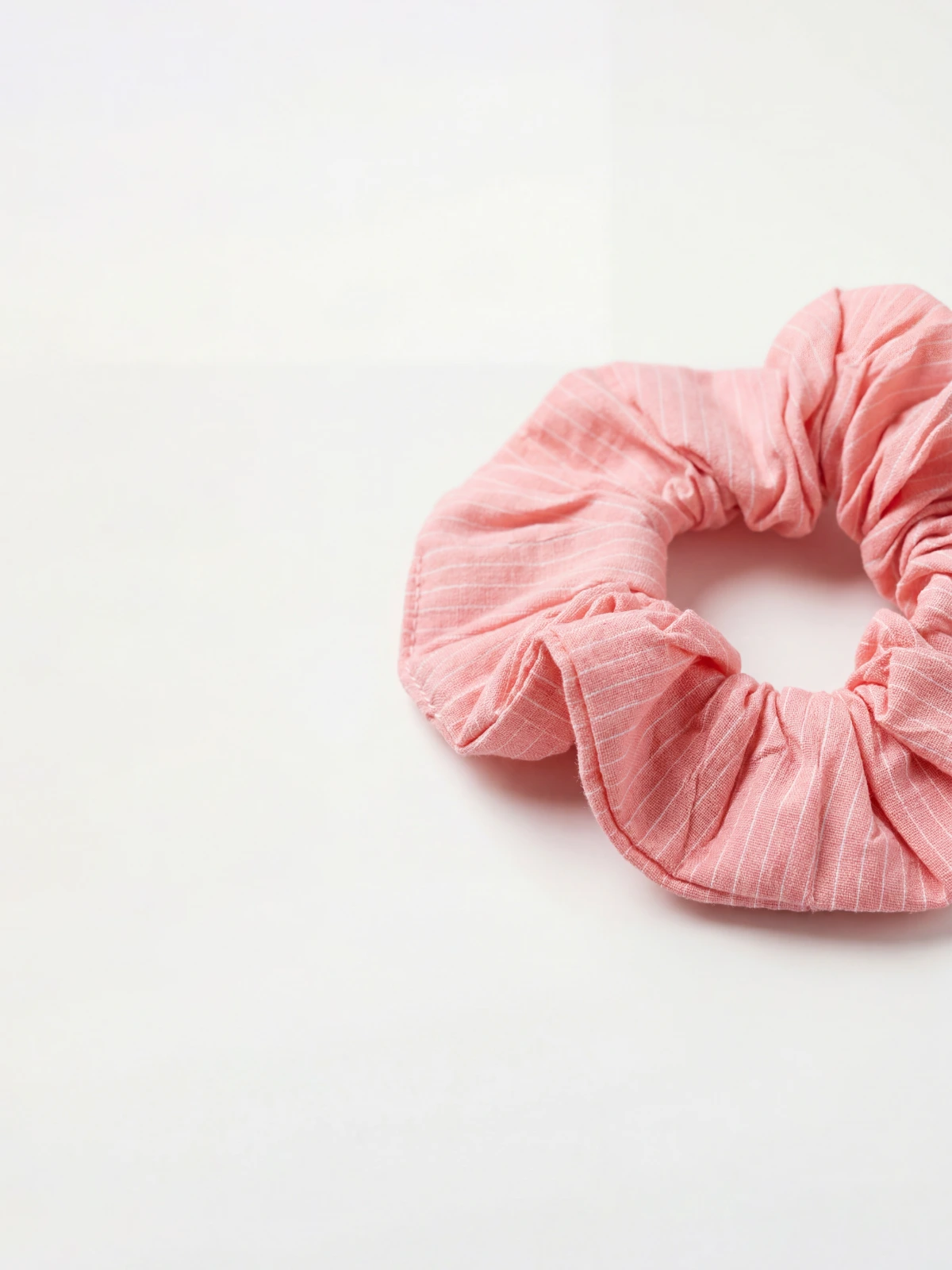 Peach Stripe Hair Scrunchie thumbnail 14