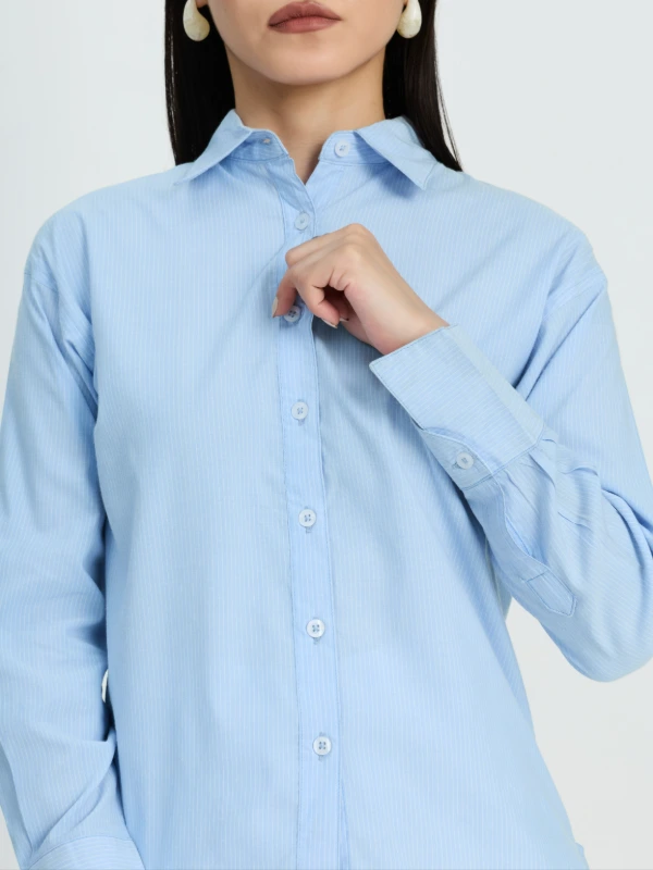 Oversized Full Sleeve Formal Shirt 6