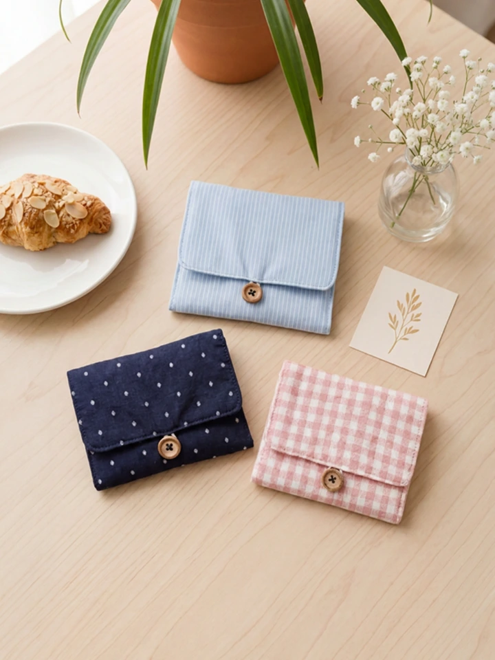 Sanitary Pad Pouch 3-Piece Combo