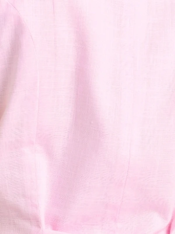 Pink High Square Neck Formal Waistcoat for women Zlaata 7