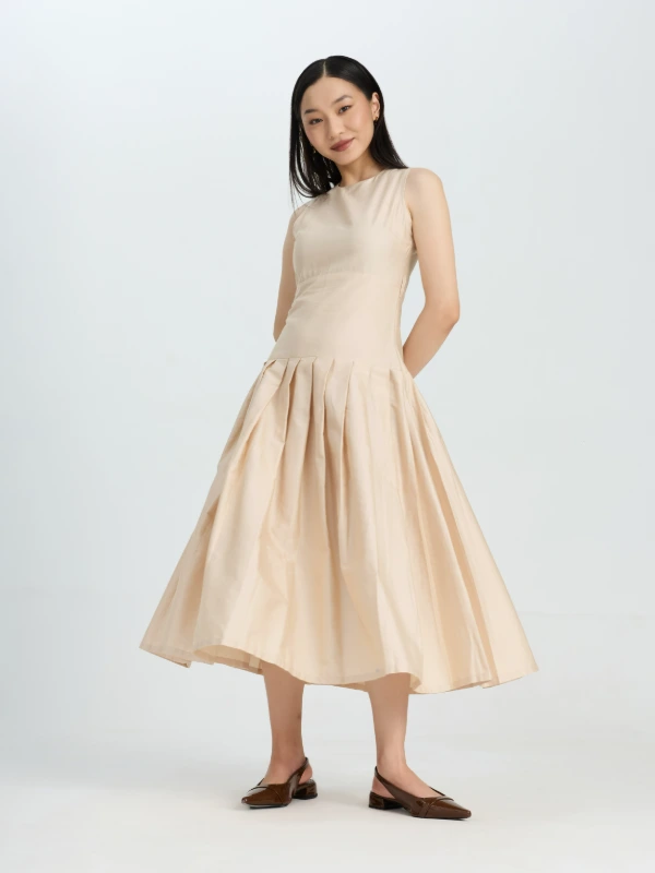 Womens Fit And Flare Dress 1