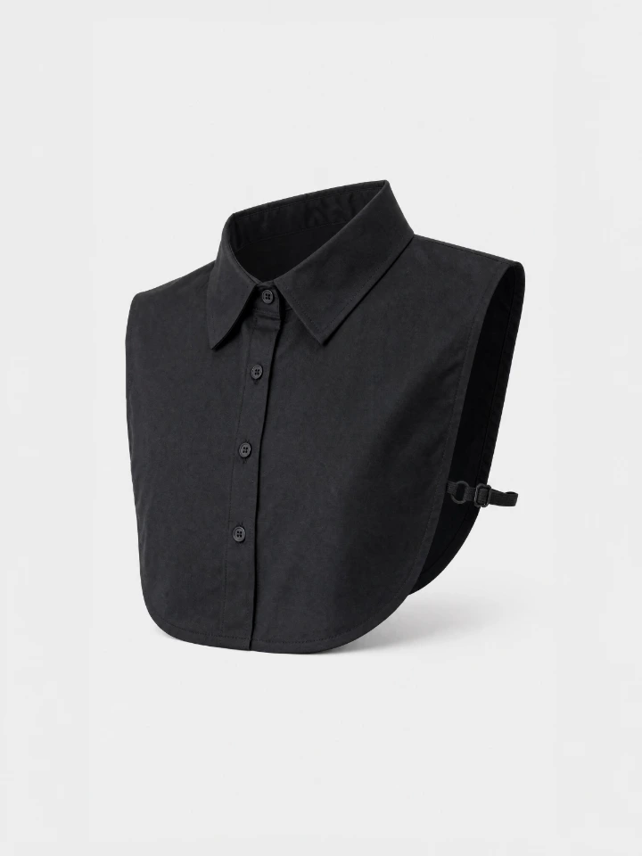 Black Fake Shirt Collar