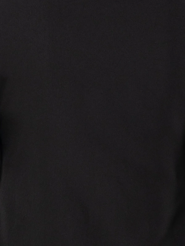 Black Formal Shirt With Classic Collar And Full Sleeves 7