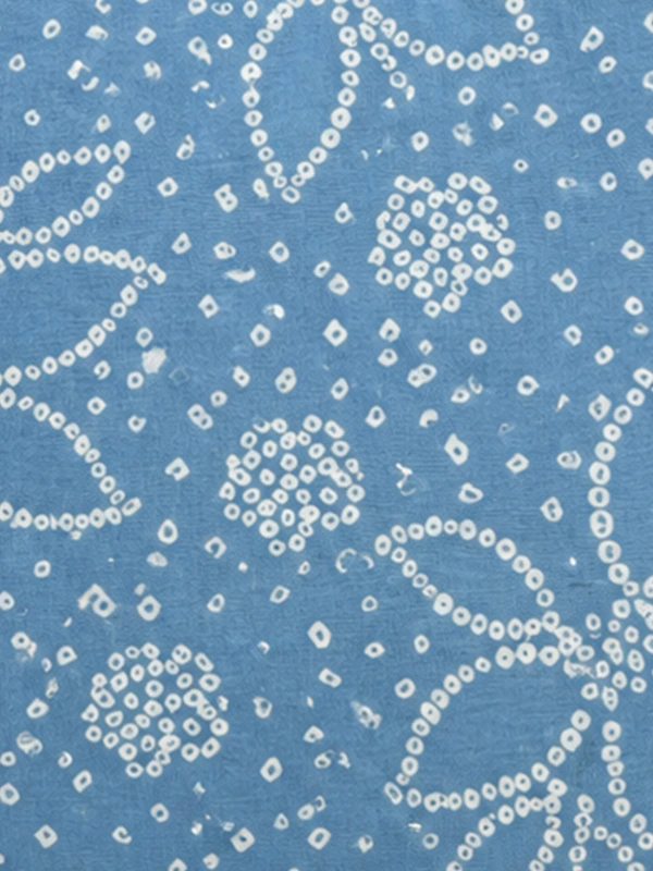 Blue Bandhani Printed Hobo Bag 7