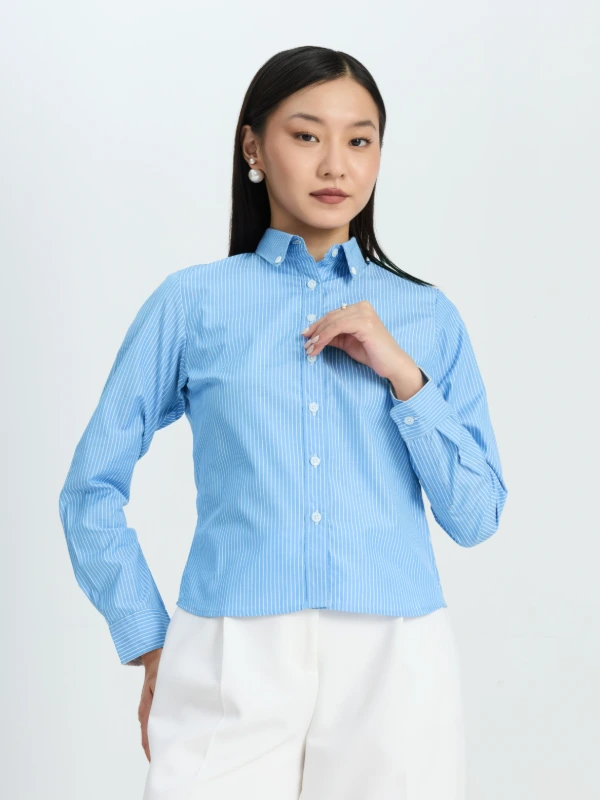 Striped Full Sleeve Formal Shirt 3