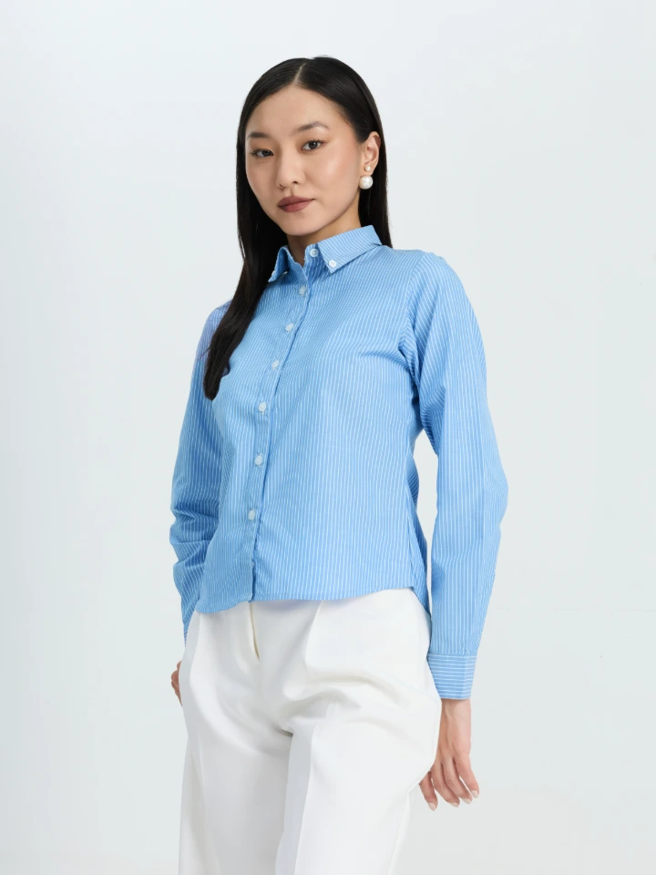 Striped Full Sleeve Formal Shirt