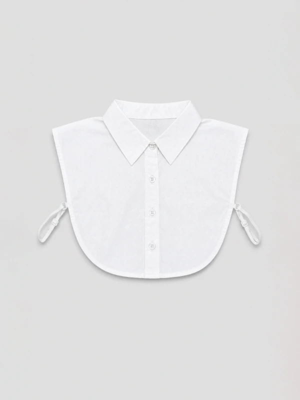 White Fake Shirt Collar 3