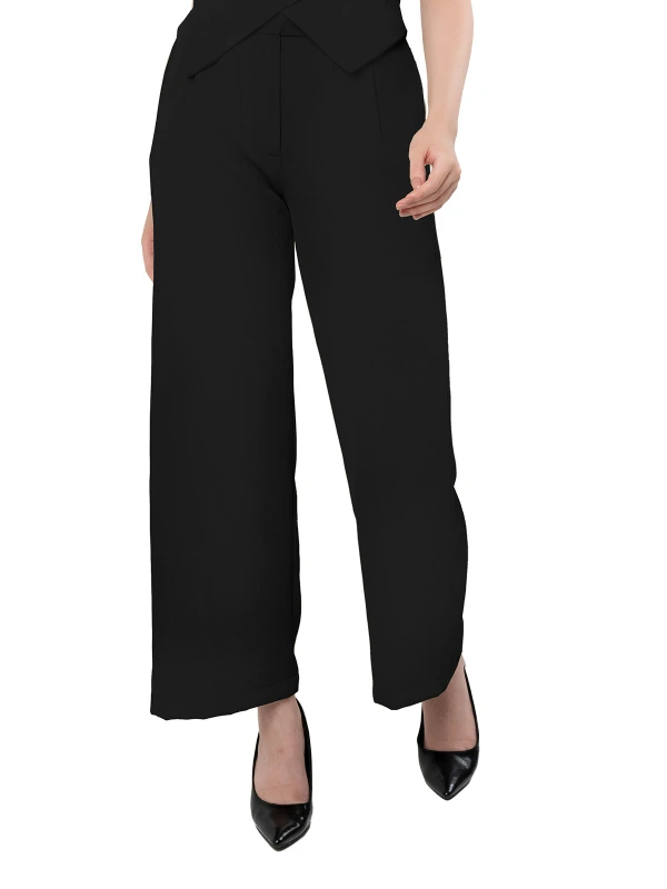 Black Flared Pant For Formal And Casual Styling 2