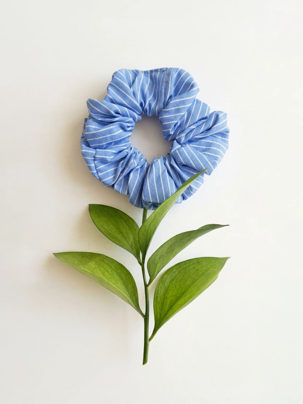 Blue Stripe Hair Scrunchie thumbnail 4