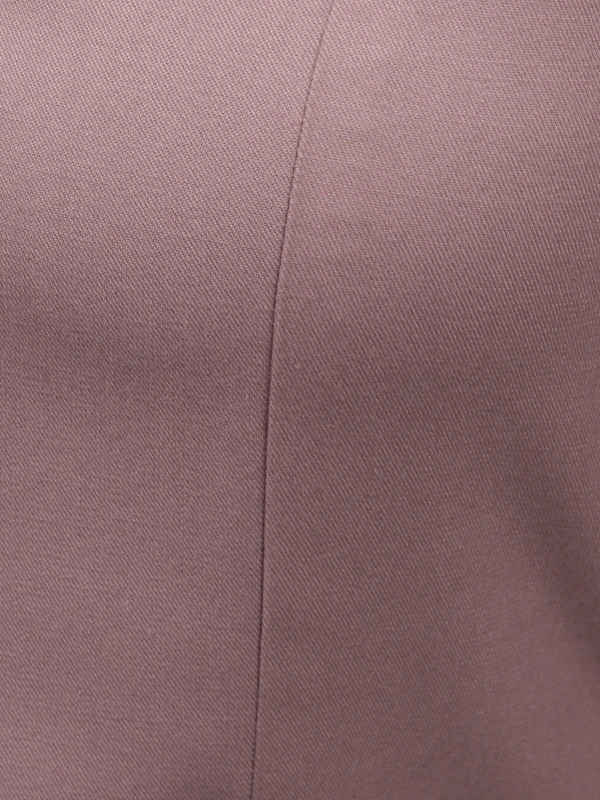 Mauve Formal V Neck Sheath Dress 7