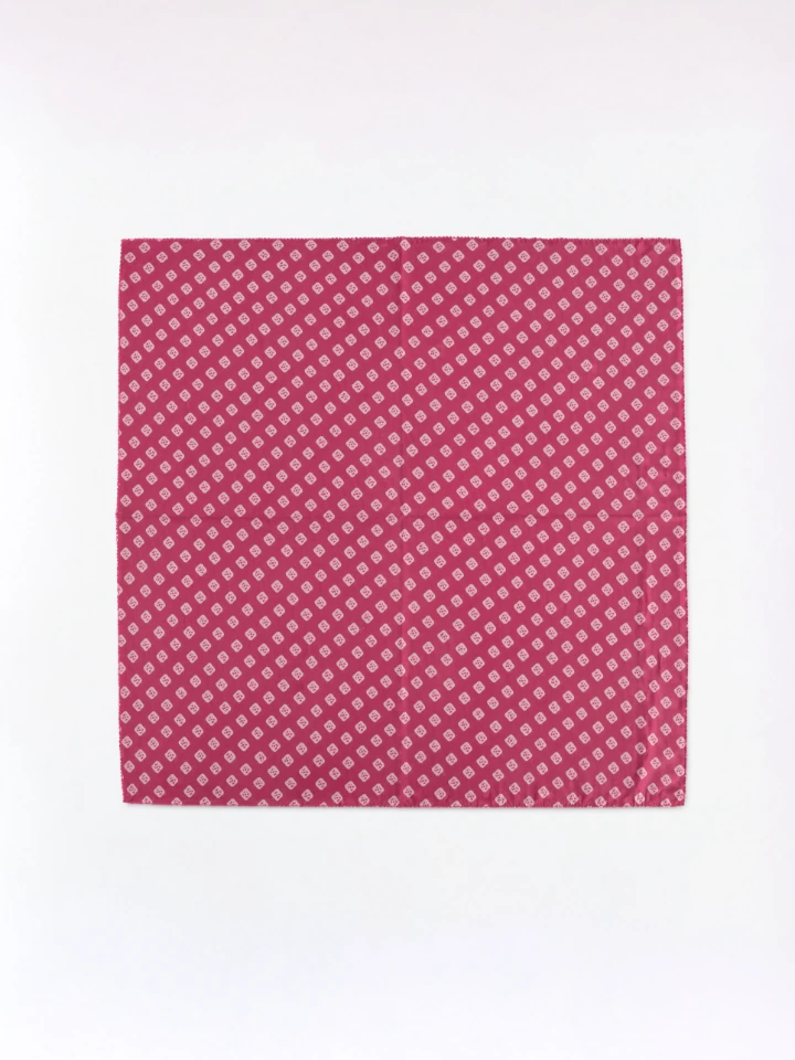 Pink Bandhani Printed Bandana Scarf