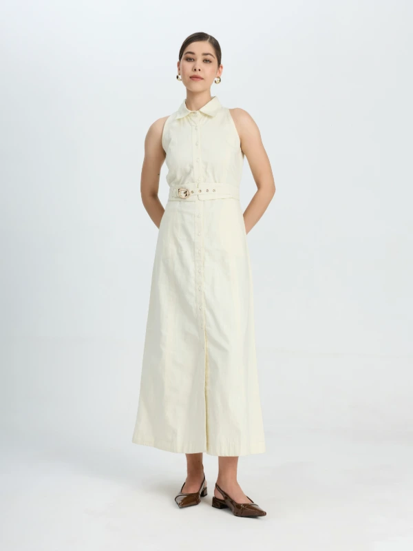 Halter Neck A-line Dress For Women 1