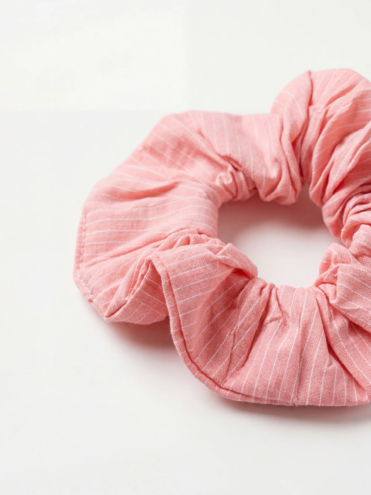 Peach Stripe Hair Scrunchie thumbnail 16