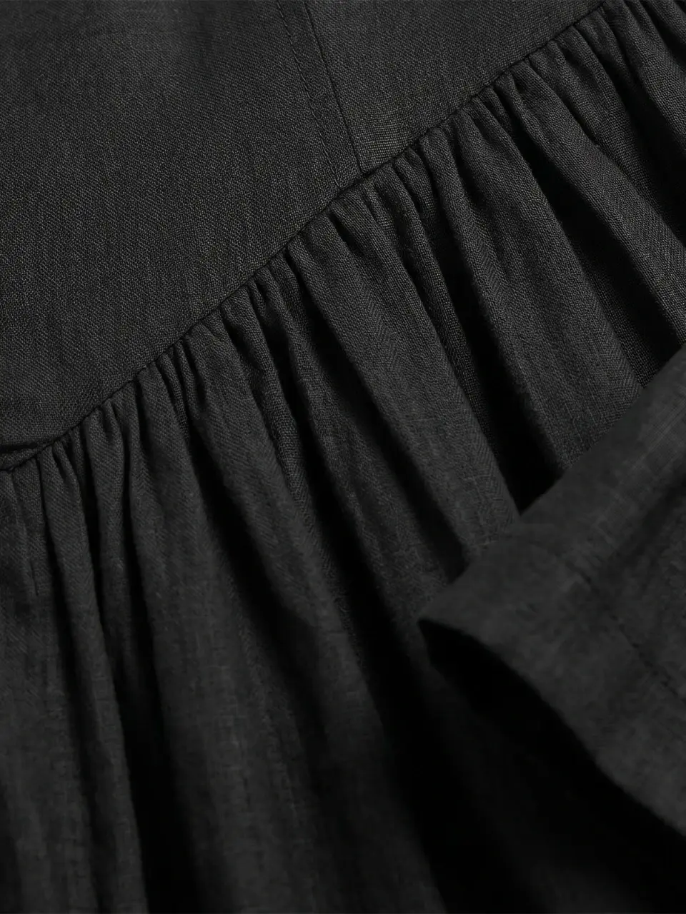 Black Square Neck Mini Corset Dress 6