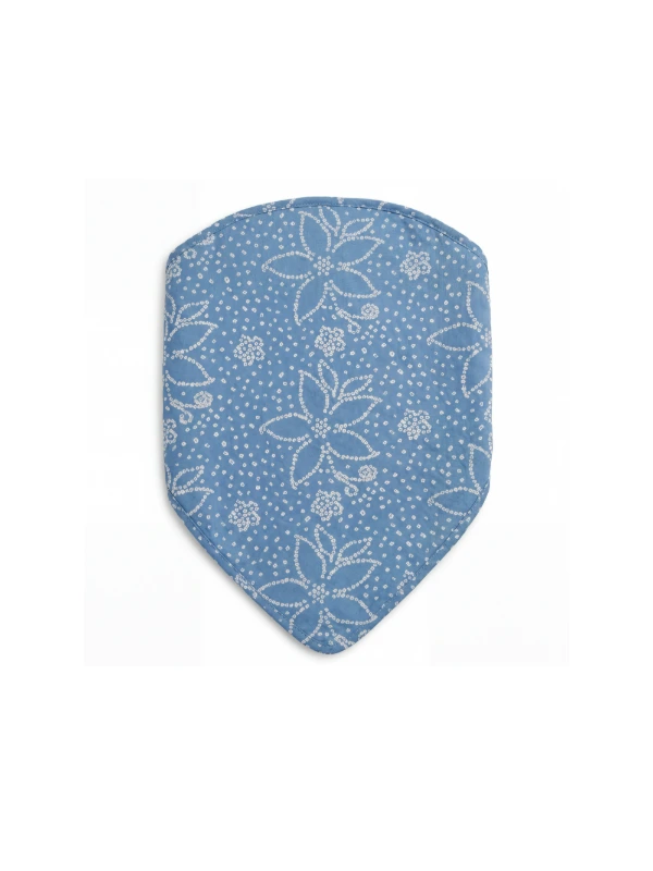 Blue Bandhani Printed Bandana headband 3