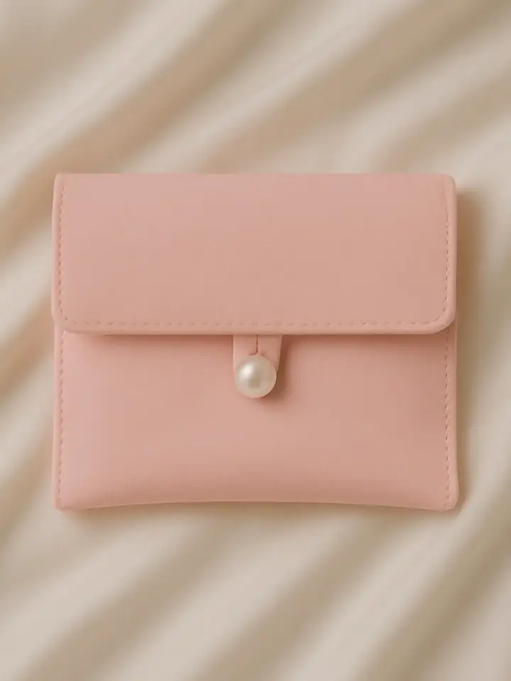 Solid Pink Pouch