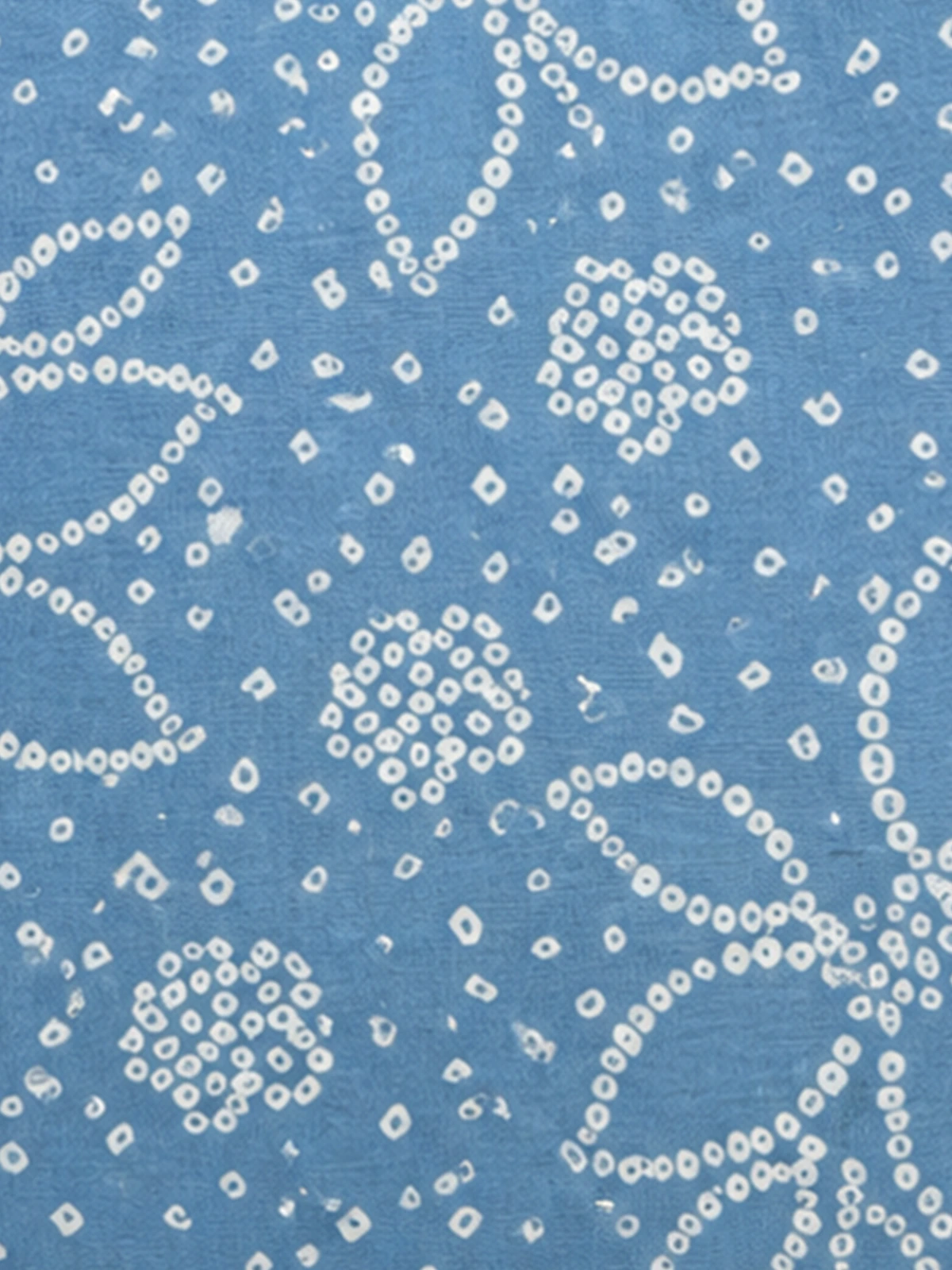 Blue Bandhani Printed Hobo Bag thumbnail 8