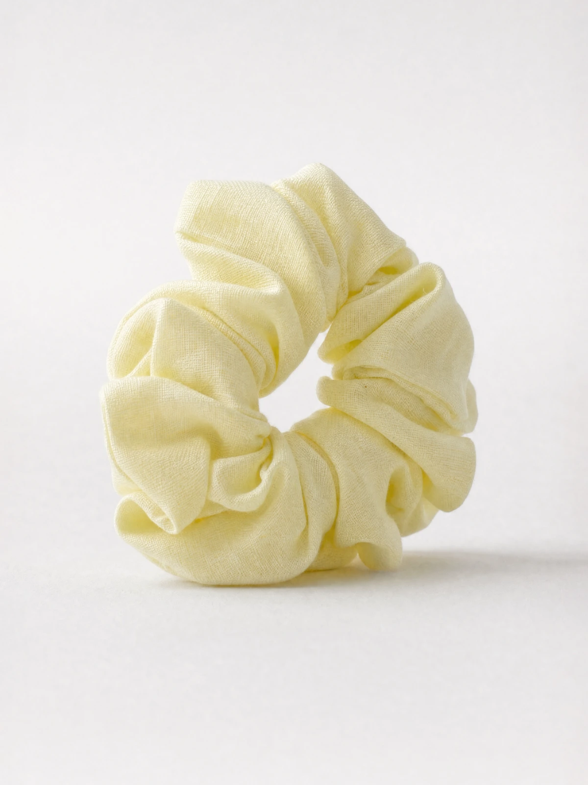Yellow Solid Hair Scrunchie thumbnail 21