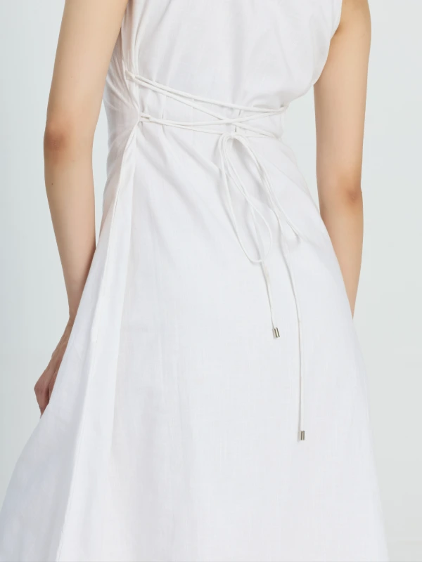 Round Neck A-line Dress For Women 5