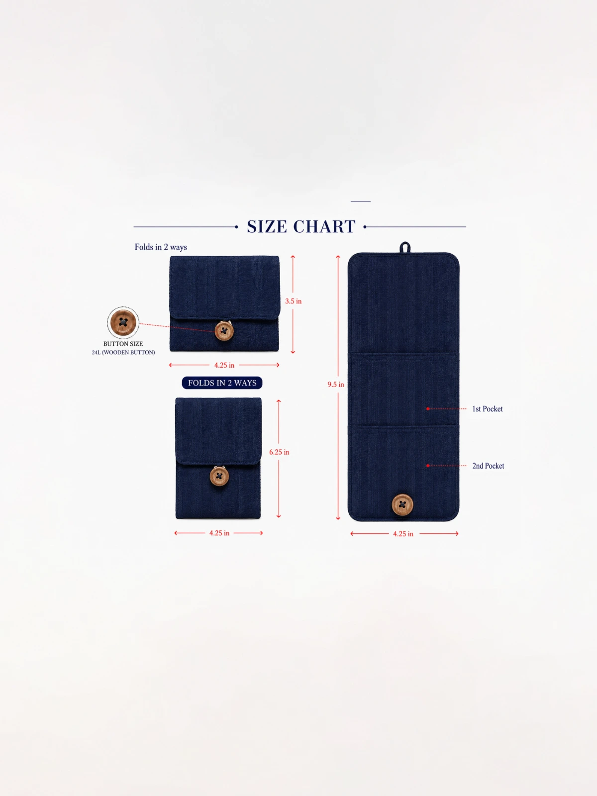 Blue Textured Sanitary Pad Pouch thumbnail 8