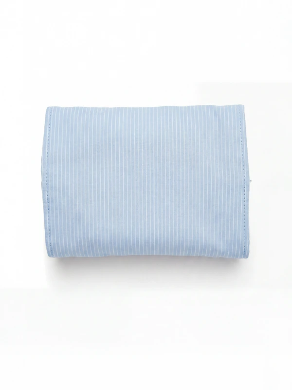 Light Blue Striped Sanitary Pad Pouch 5